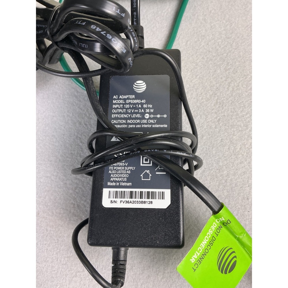ARRIS‎ BGW210-700 AT&T WiFi Gateway Modem Router w/ Power Adapter - Picture 3 of 8